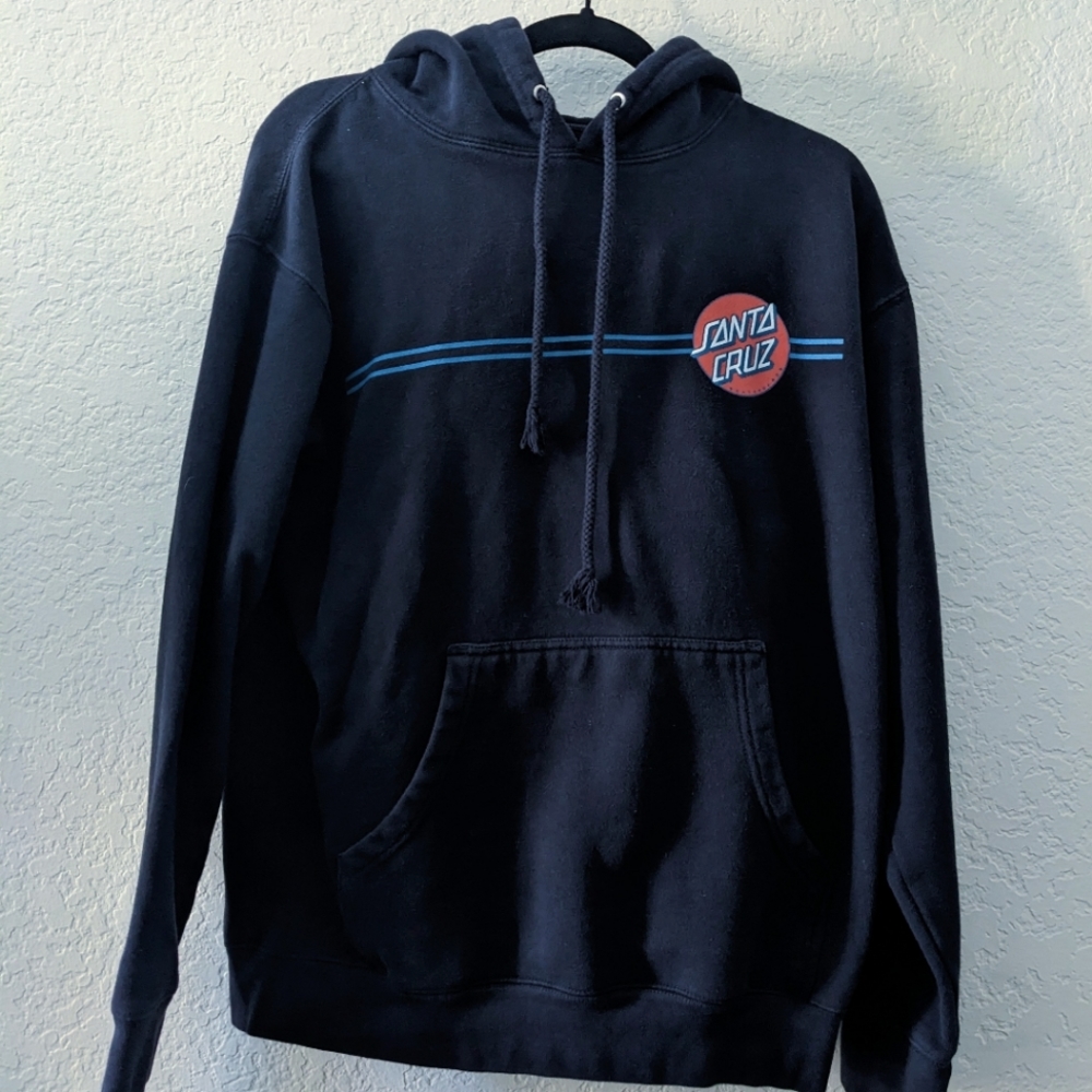 Santa Cruz Dot Hoodie Sweater Navy
